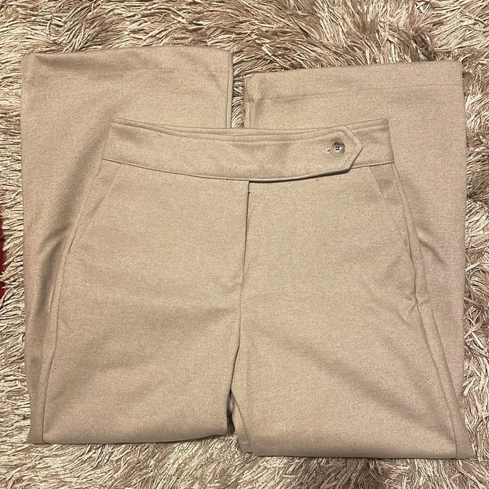 VICKY High Rise Cropped Flare Pants sz Small